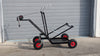 IM HQ Black Semi-Automatic Kart Stand BIG WHEEL with Hand Winch and Hooks **$50 Flat Rate Shipping**