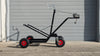 IM HQ Black Semi-Automatic Kart Stand BIG WHEEL with Hand Winch and Hooks **$50 Flat Rate Shipping**