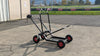 IM HQ Black Semi-Automatic Kart Stand BIG WHEEL with Hand Winch and Hooks **$50 Flat Rate Shipping**